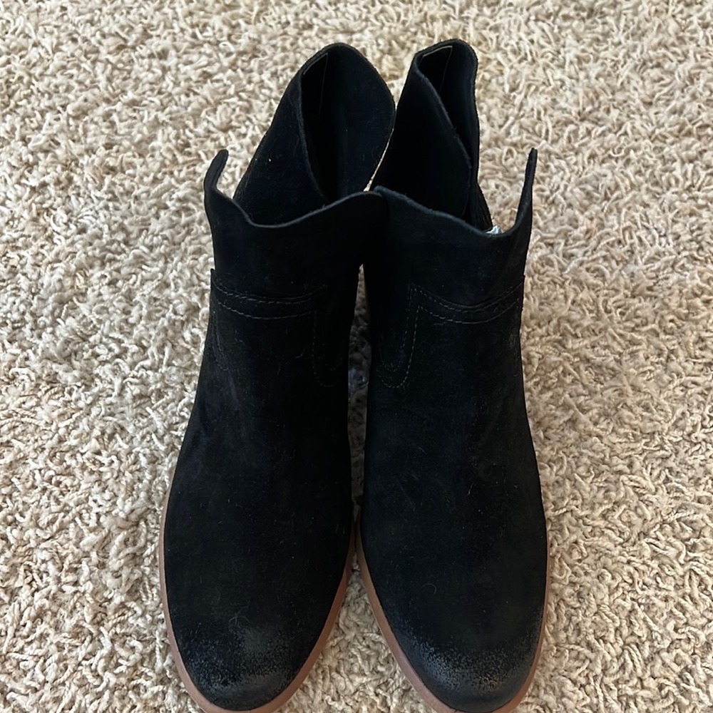 BP Black Suede Booties Size 7.5